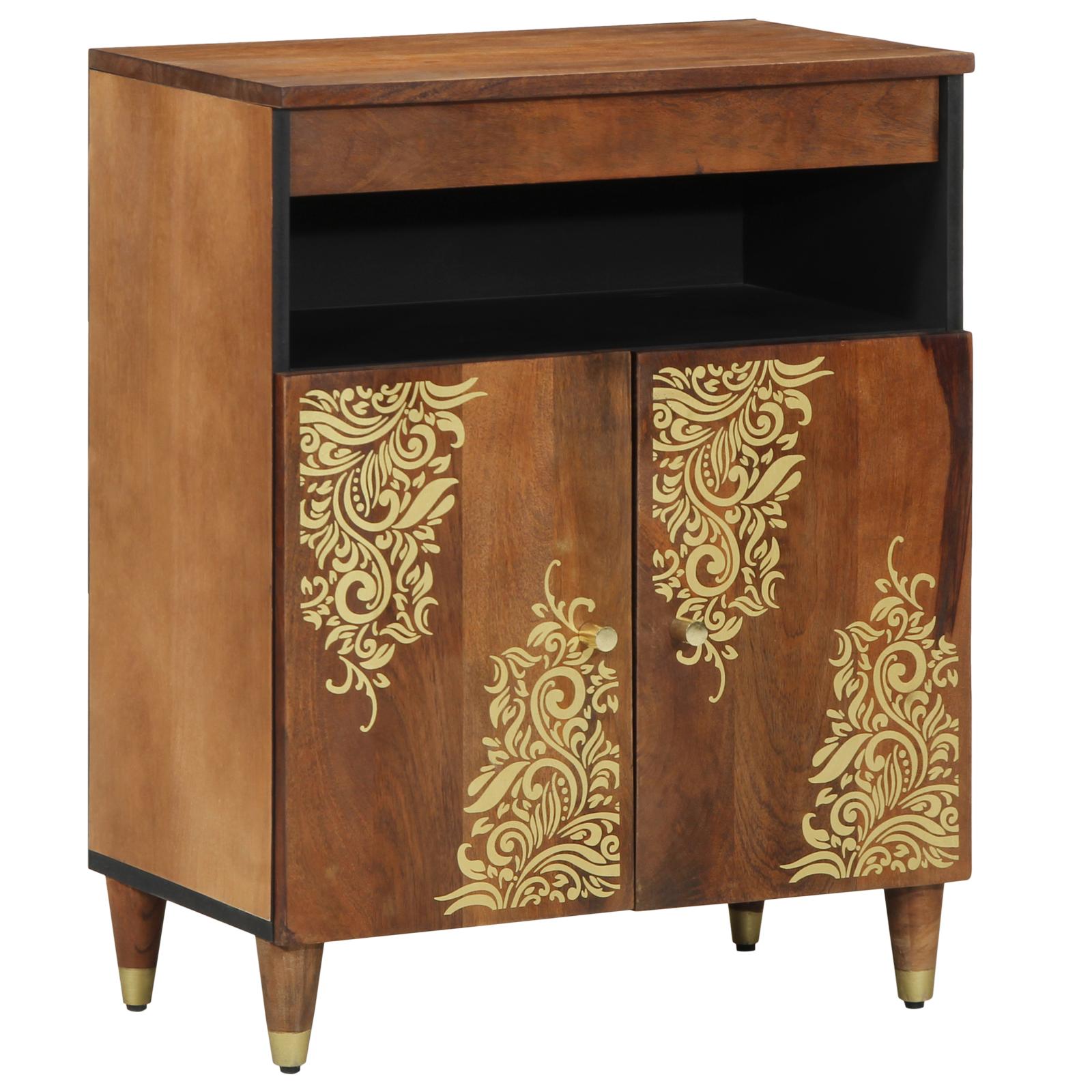 Sideboard 60x33x75 cm Massivt Træ Mango