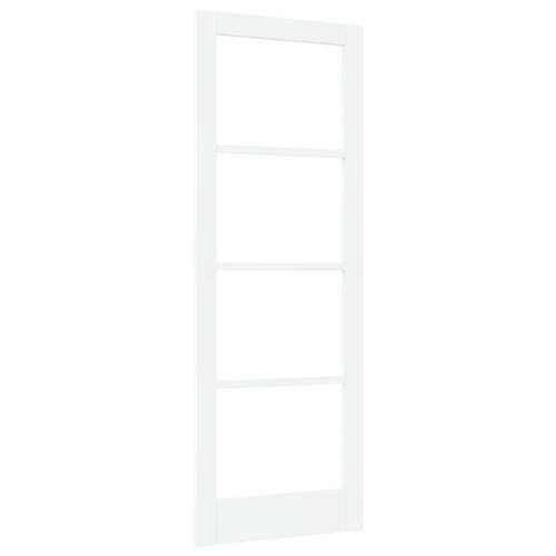 Indvendig Dør med Glas "ORKDAL" Hvid 78x211x4 cm