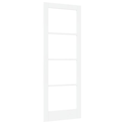Indvendig Dør med Glas "ORKDAL" Hvid 78x211x4 cm