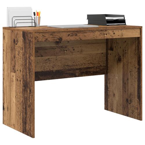Rustikt skrivebord Gammelt træ Massivt træ 100 x 50 x 76 cm