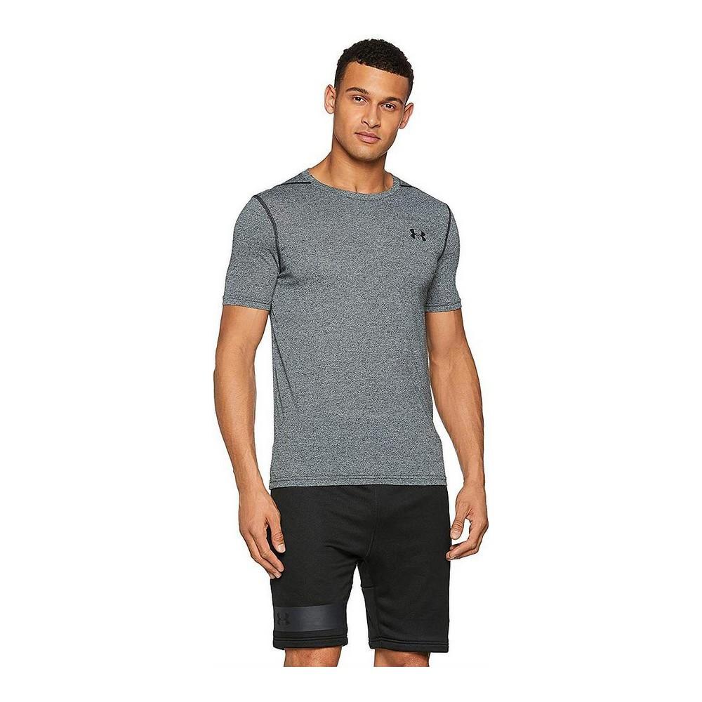 Kortærmet kompression T-shirt til mænd Under Armour 1289588-006 Grå M