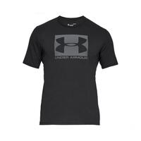 Kortærmet T-shirt til Mænd BOXED SPORTSTYLE Under Armour 1329581 001 Sort M