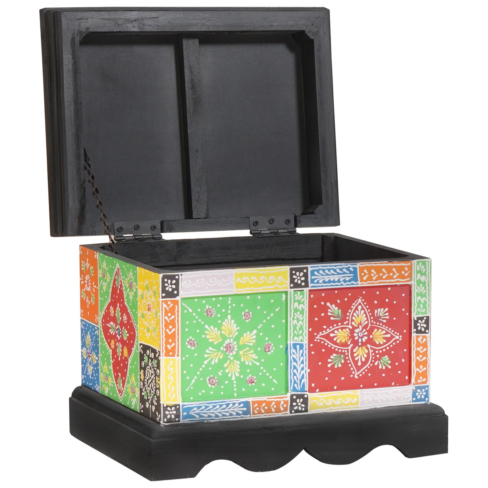 Opbevaringskiste 40x30x30 cm Solide Træ Mango