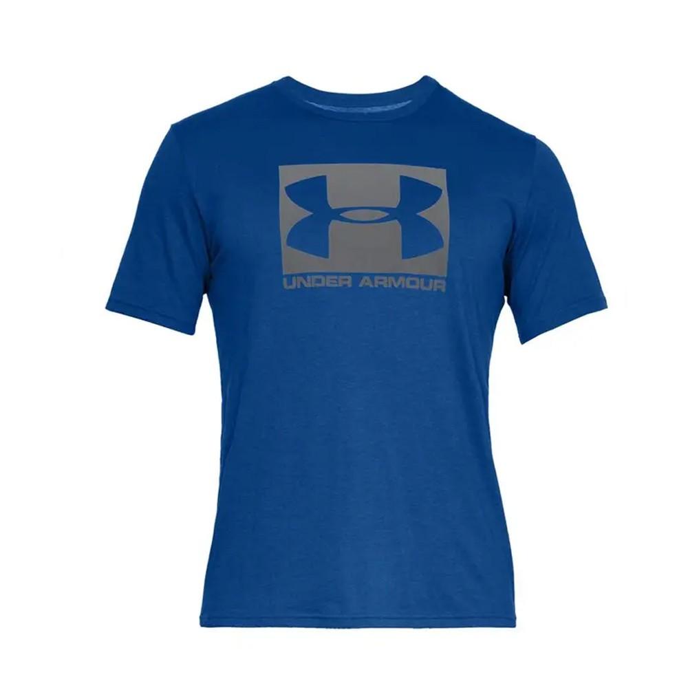 Kortærmet T-shirt til Mænd BOXED SPORTSTYLE Under Armour 1329581 400 XL