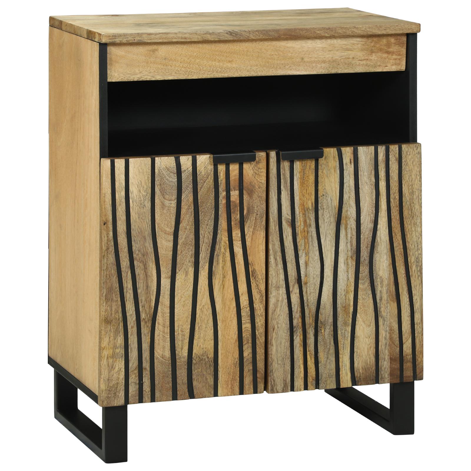 Sideboard 60x33.5x75 cm Massivt Træ Mango