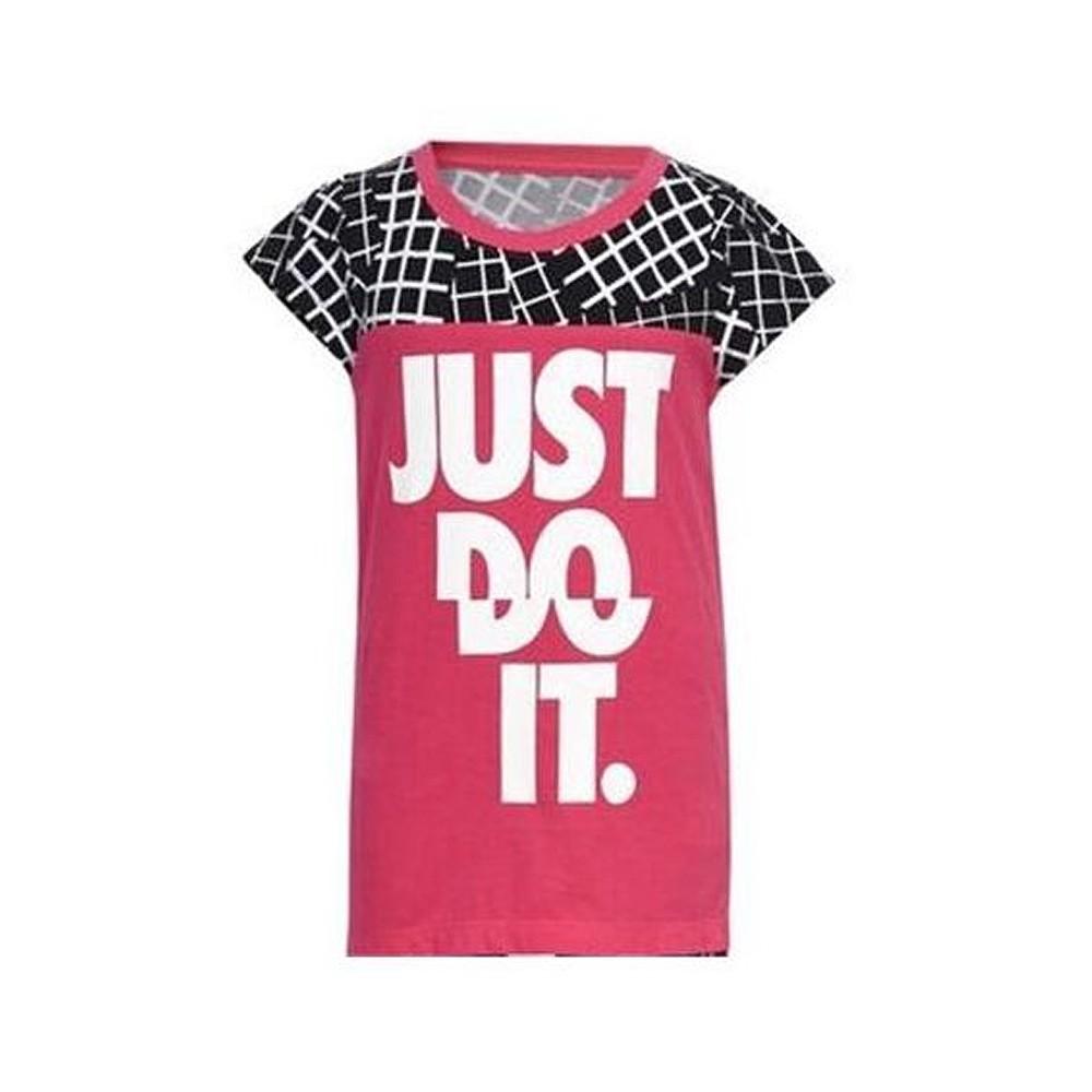 Børne Kortærmet T-shirt Nike 848-A72 Pink 2-3 år