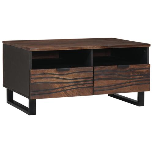 Sofabord 80x54x40 cm Solid Valnød