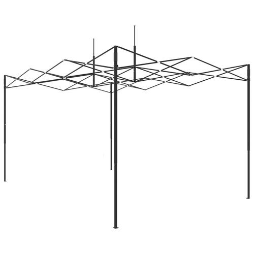 Walk-in drivhus med pop-up ramme Grøn 430x290x315 cm Stål