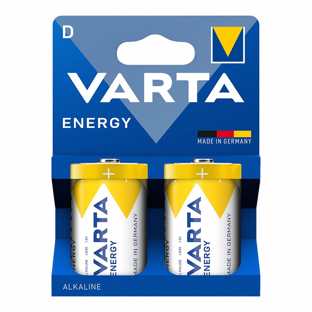 Varta Energy D alkalinebatterier 1,5 V - 2 stk.