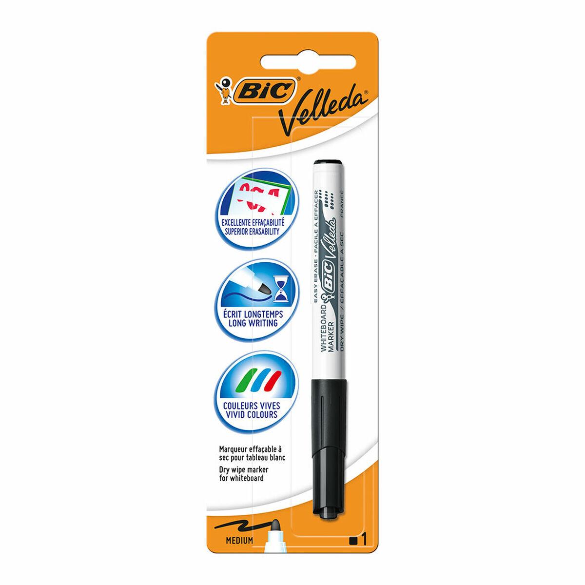 Whiteboardmarker Bic Velleda 1741 - sort