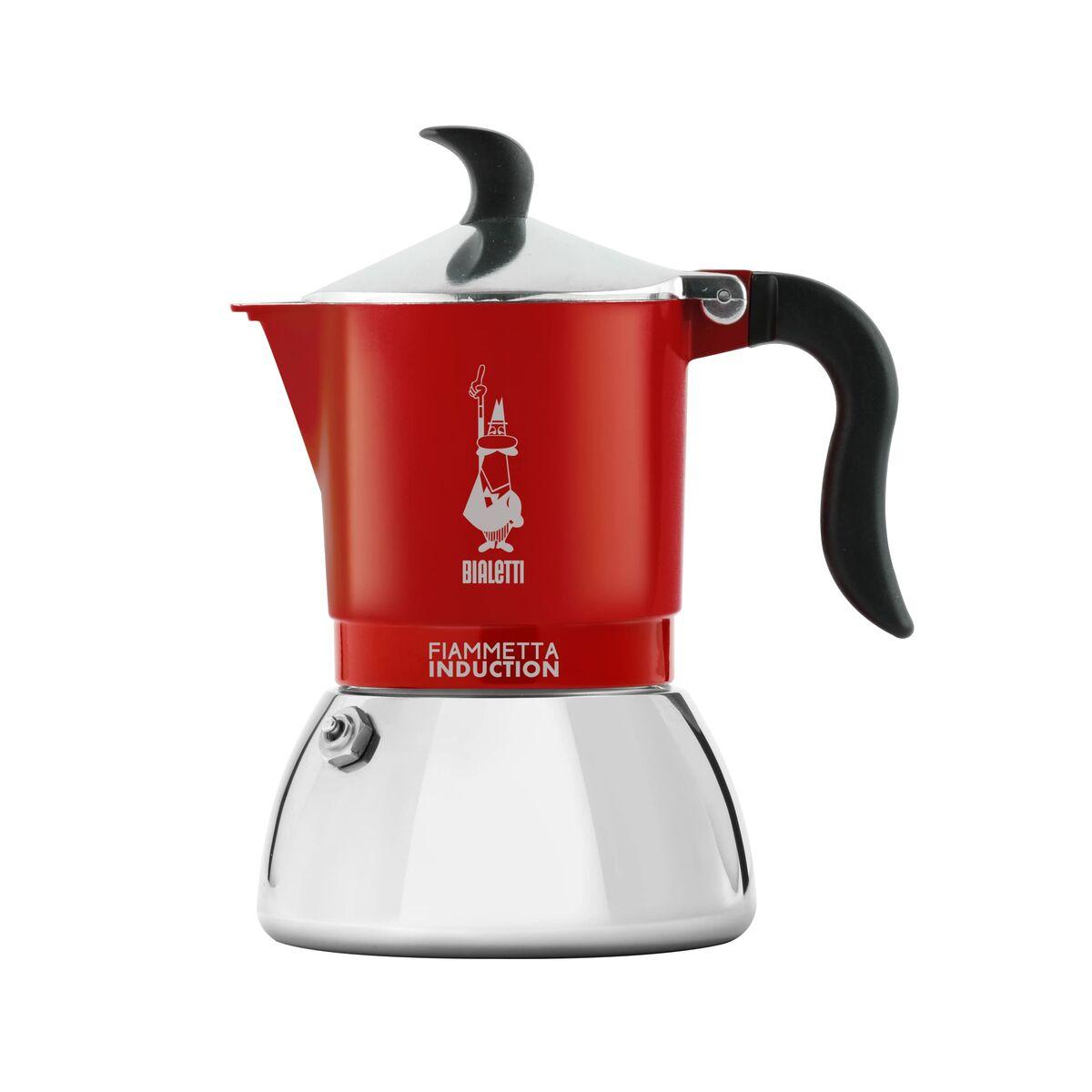 Bialetti Fiammetta Induction espressokande - rød, aluminium, 4 kopper