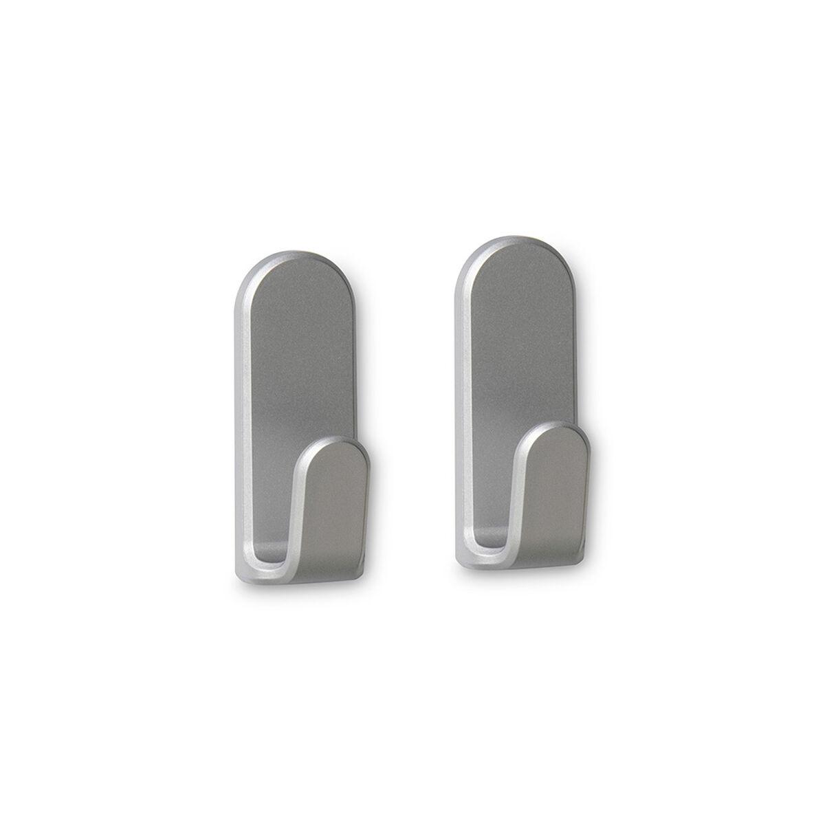 Inofix dørhængere med lim, sølv, 1,5 kg - 2 stk.