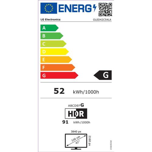 Smart TV LG 42C54LA 42" 4K Ultra HD HDR OLED