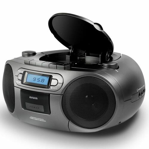 Radiokassette Aiwa BBTC-550MG Bluetooth Grå
