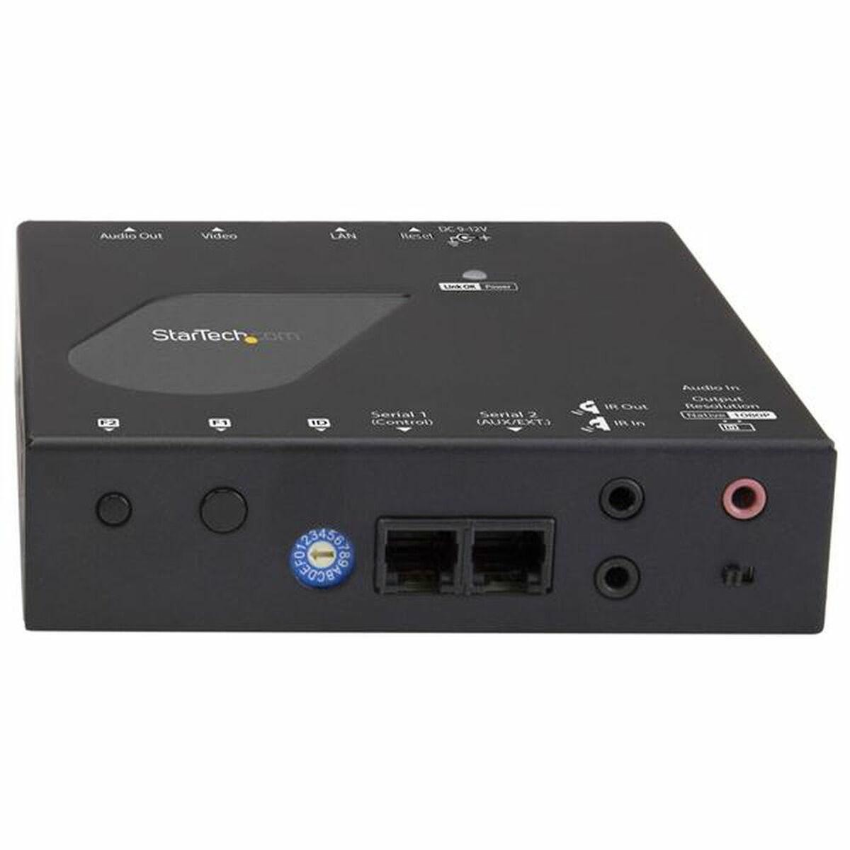Startech AV-modtager ST12MHDLAN4R - HDMI, 4K, sort
