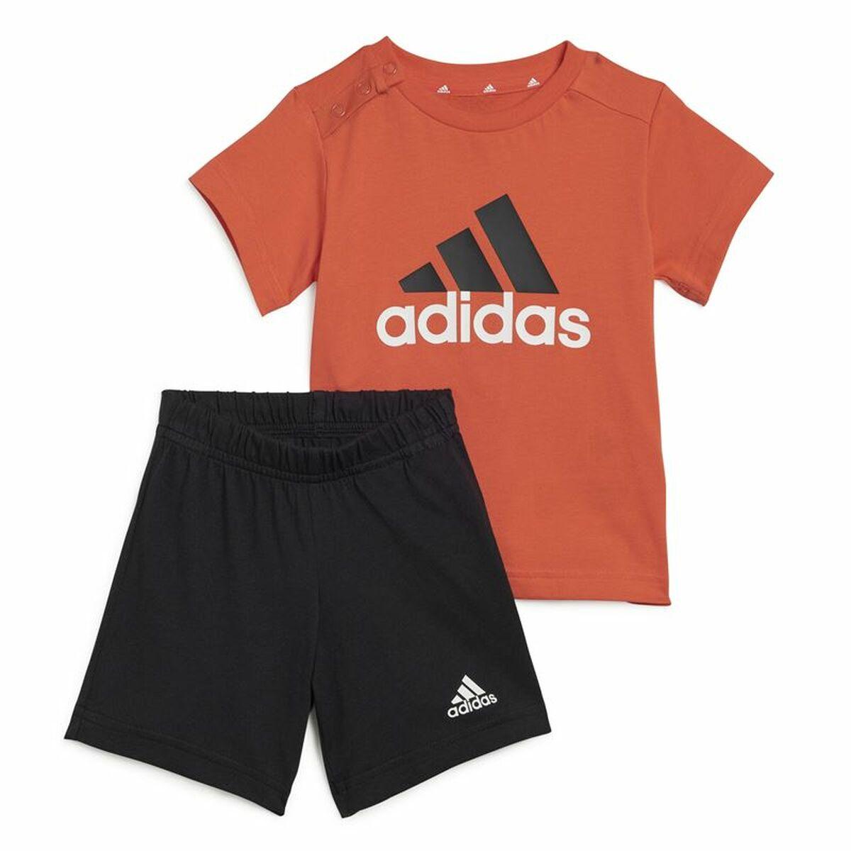 Adidas baby sportssæt I Bl Co Set - Sort/Rød (6-9 mdr.)
