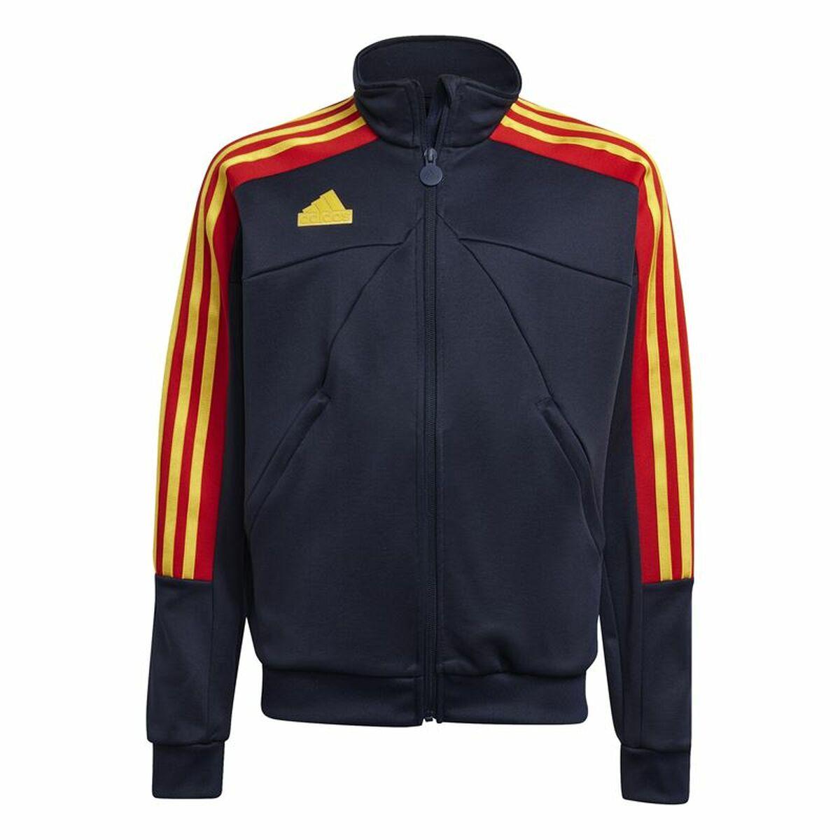 Adidas Tiro Nations Pack Track sweatshirt uden hætte - Blå, 13-14 år