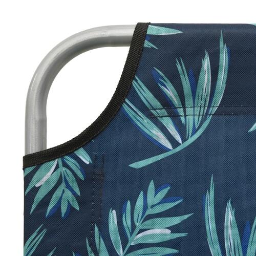 Liggestol med baldakin stål bladdesign