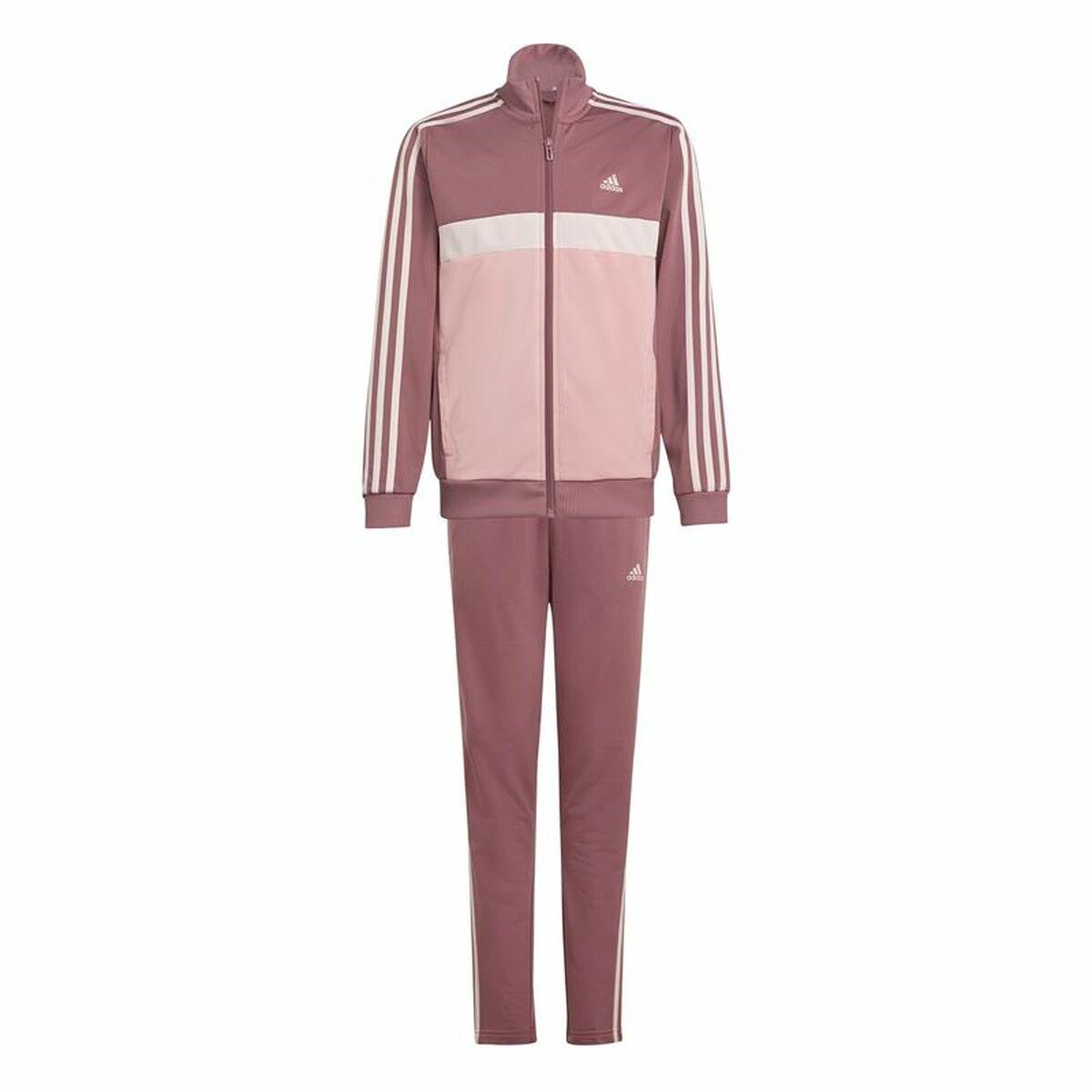 Adidas Essentials træningsdragt til piger, pink/orange - 13-14 år