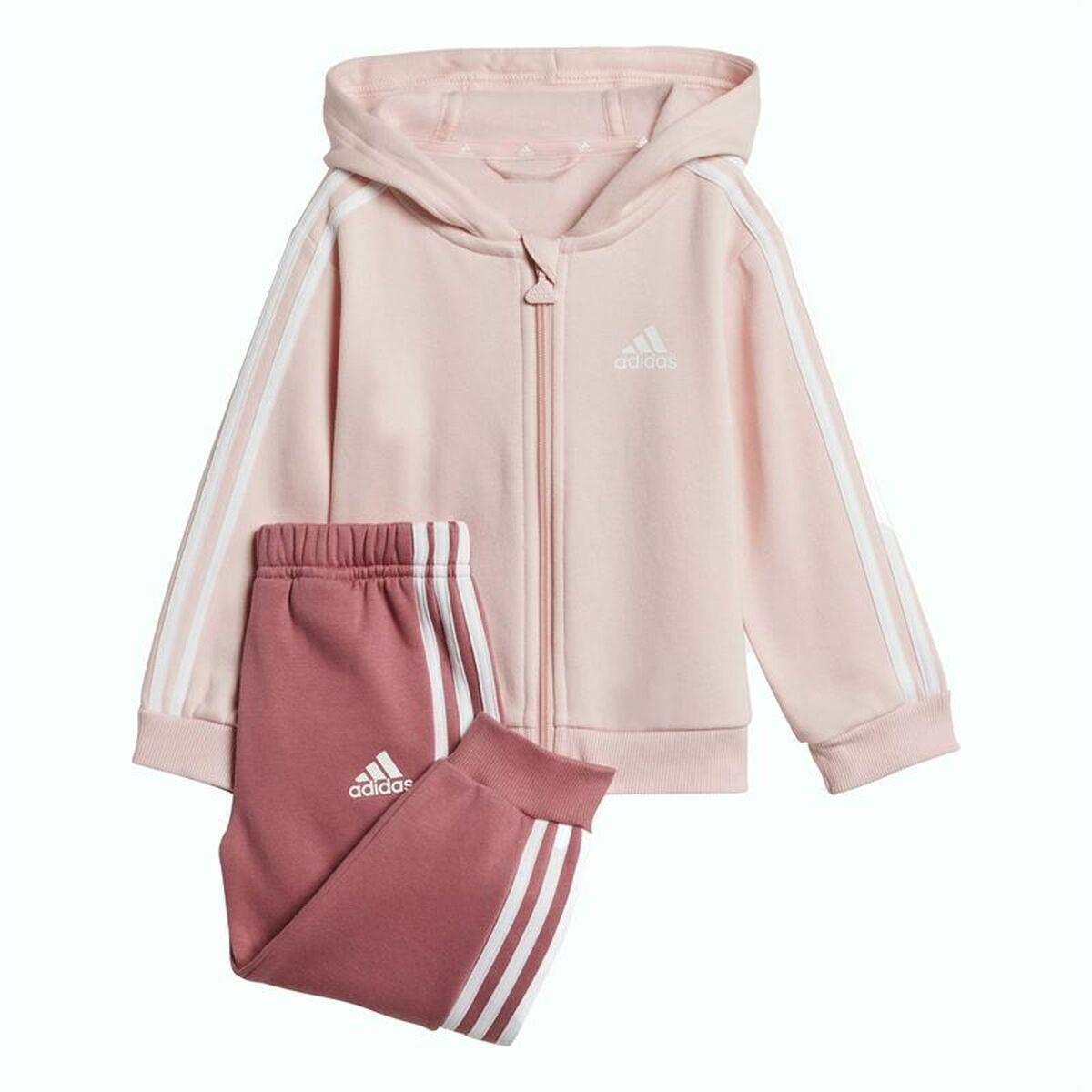 Adidas Essentials træningsdragt til børn, pink (12-18 mdr)