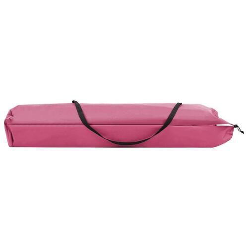 2-personers liggestol foldbar stål pink