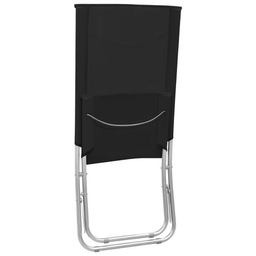 Foldbare strandstole 2 stk. stof sort