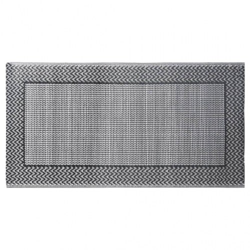 Udendørstæppe 80x150 cm PP grå