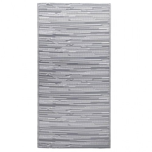 Udendørstæppe ARAKIL 190×290 cm - grå polypropylen