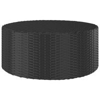 Tebord 68x68x30 cm polyrattan sort
