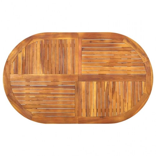 Havebord 150x90x75 cm massivt akacietræ