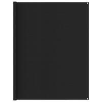 Telttæppe 250x600 cm sort