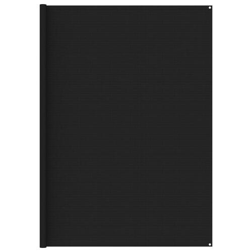 Telttæppe 300x600 cm sort