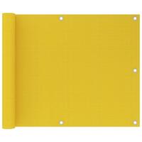 Altanafskærmning 75x600 cm HDPE gul