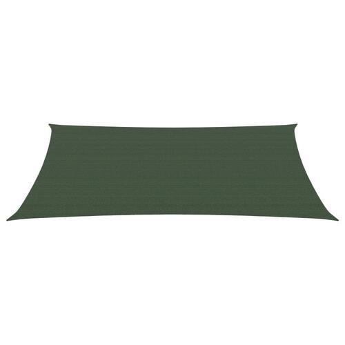 Solsejl 2x4,5 m 160 g/m² HDPE mørkegrøn