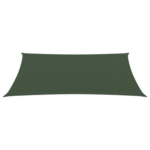 Solsejl 4x5 m 160 g/m² HDPE mørkegrøn