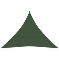 Solsejl 4,5x4,5x4,5 m 160 g/m² HDPE mørkegrøn