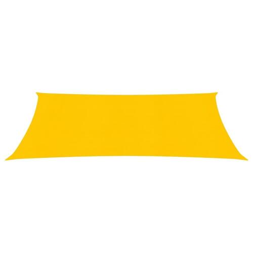 Solsejl 2x4 m 160 g/m² HDPE gul