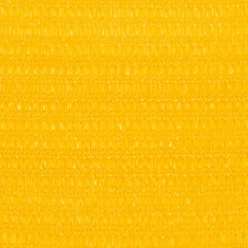 Solsejl 2,5 × 3 m i HDPE - gul, rektangulær