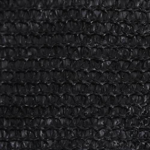 Solsejl 4/5x3 m 160 g/m² HDPE sort