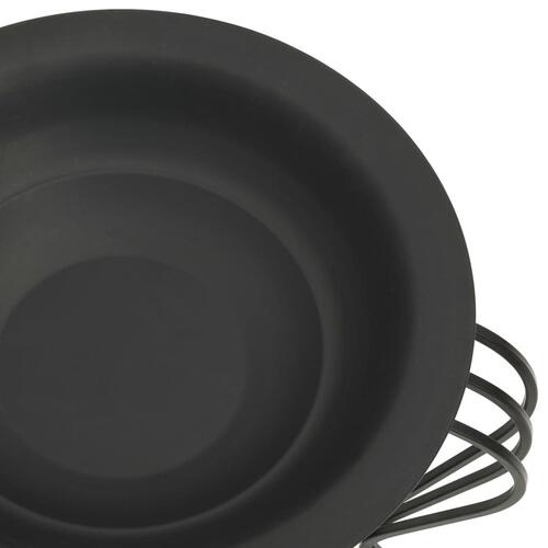 Bålfad med ildrager 49 cm stål