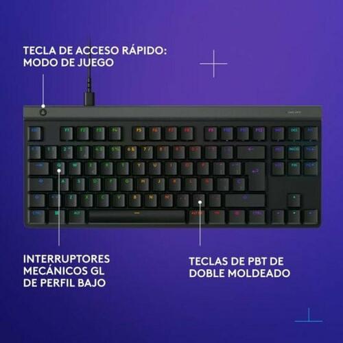 Tastatur og mus Logitech 920-012891 Sort Spansk qwerty