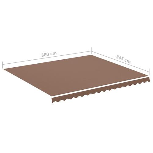 Udskiftningsdug til markise 4x3,5 m brun