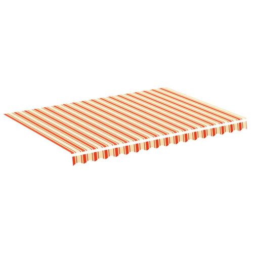 Udskiftningsdug til markise 3,5x2,5 m gul og orange