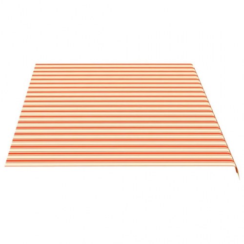 Udskiftningsdug til markise 5×3 m - gul og orange striber