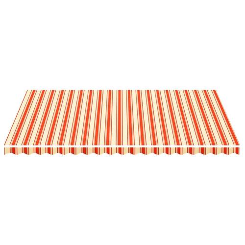 Udskiftningsdug til markise 5x3,5 m gul og orange