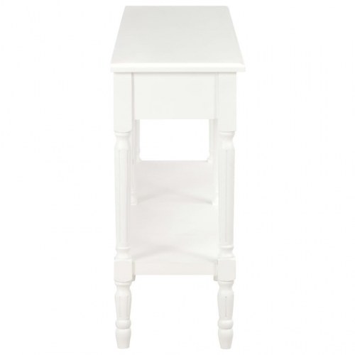 Skænk 150x35x77 cm massivt træ hvid