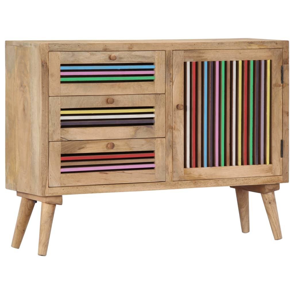 Skænk 100x30x75 cm massivt mangotræ billede