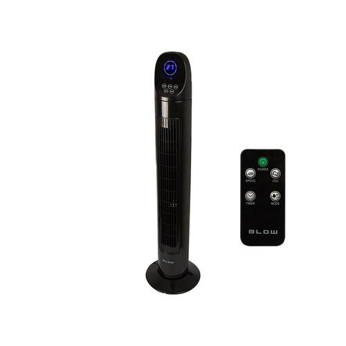 Fritstående ventilator Blow 44-075# Sort 90 W