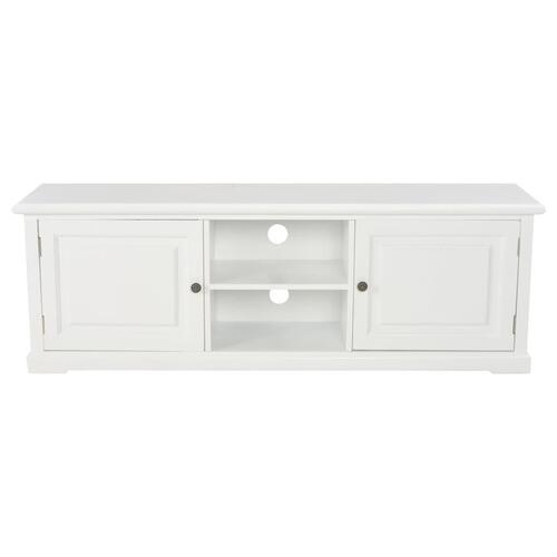 Tv-bord 120x30x40 cm træ hvid