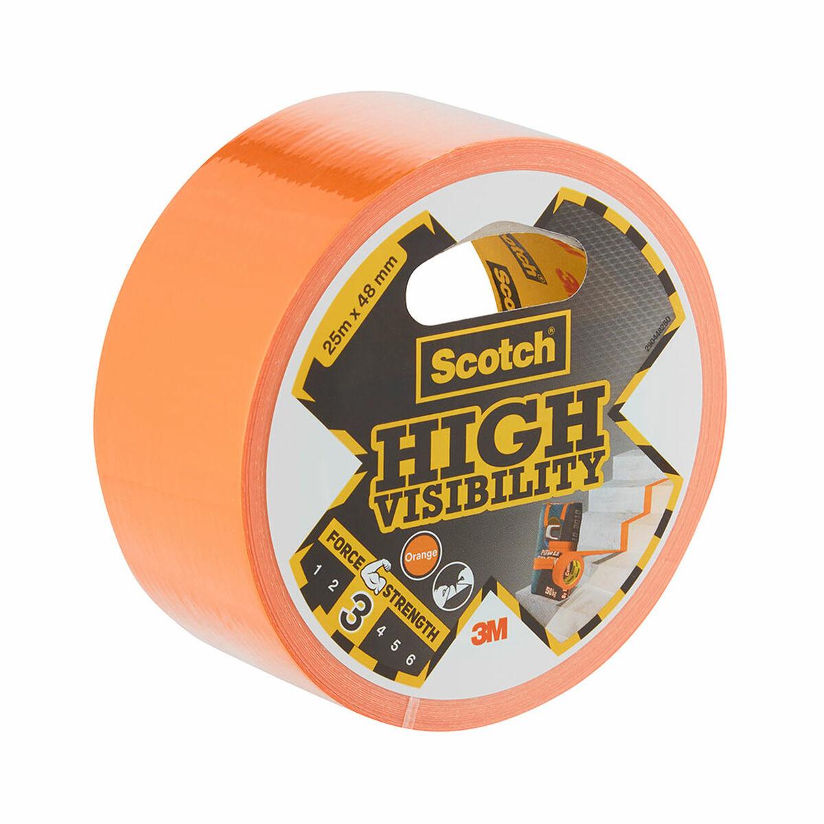 Scotch gaffertape - 25 m x 48 mm, orange